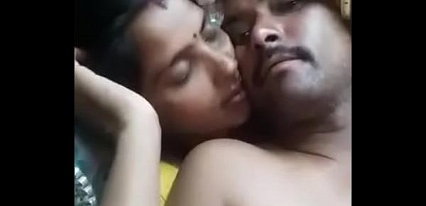  Indian Couple Getting Cosy (Snuggy) Wife Holding Hubby from Behind.mp4